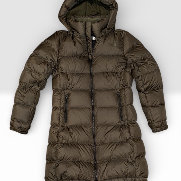 The North Face Women's Metropolis Parka Iii Down Coat In A Green Color, Small - Picture 1 of 16